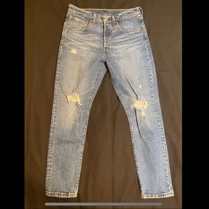 Levi’s Distressed 505’s
